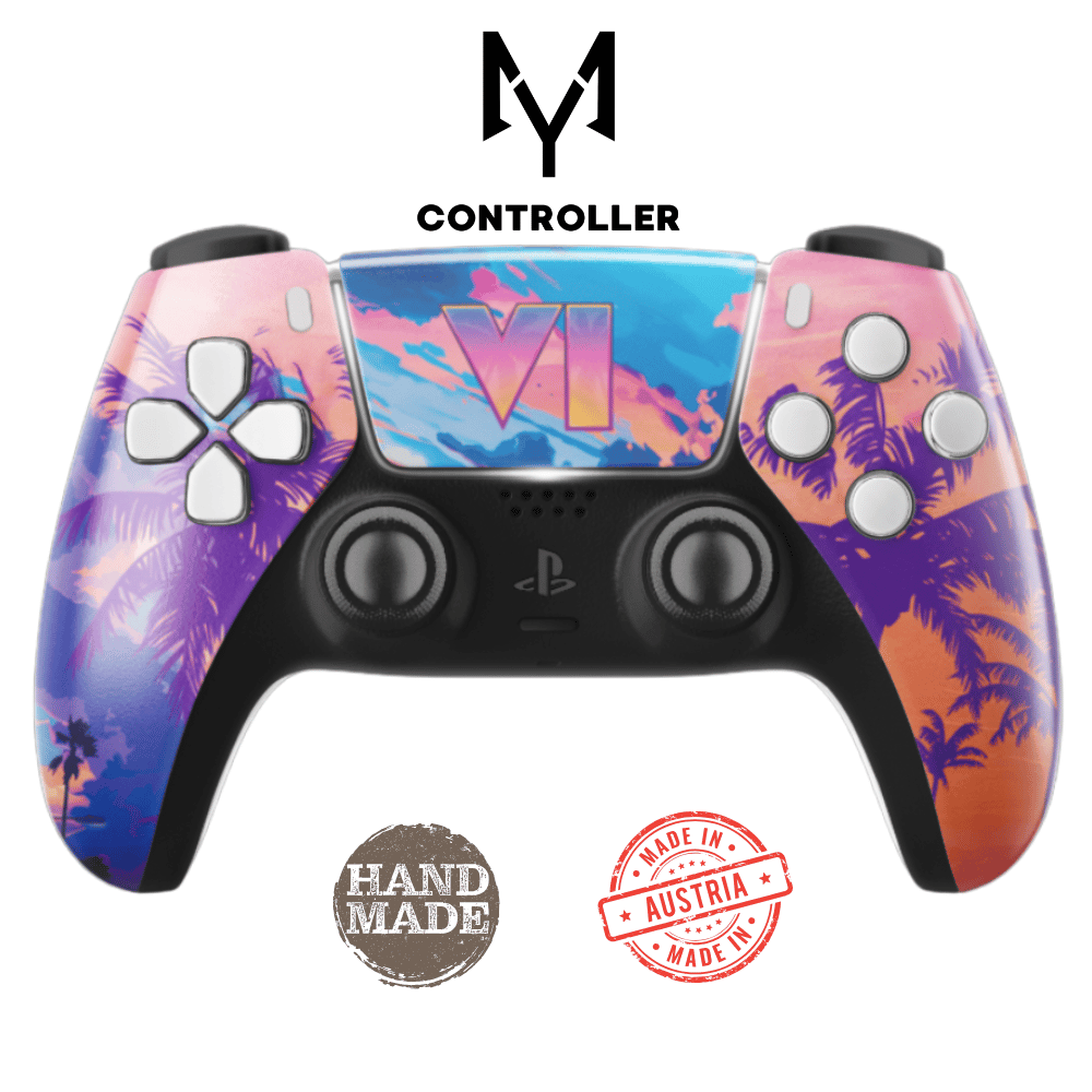 MWHY Controller Pro – Neon Vice (PS5 & PC)